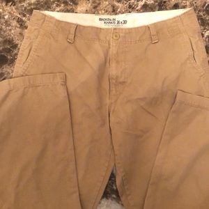 Old navy broken in khakis 36x30